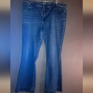 Missino women boot cut high-rise jeans size 18/34R